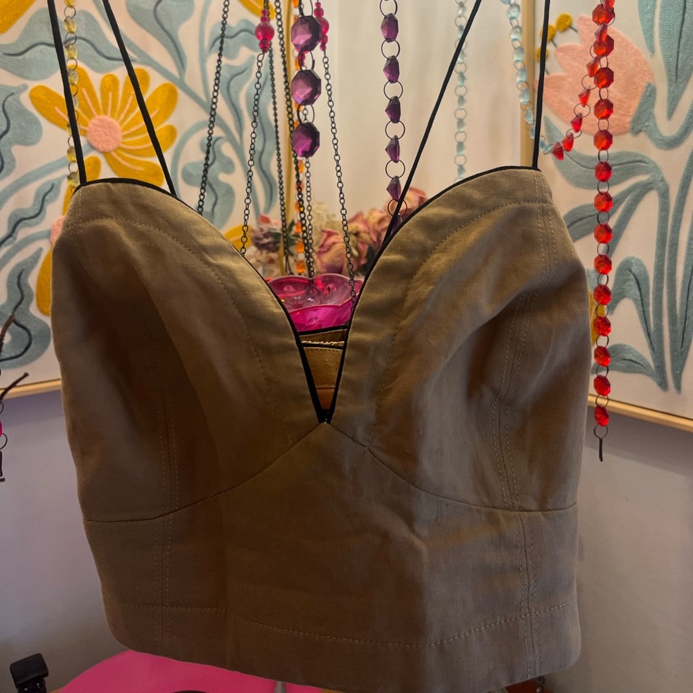 Anthropology cropped top